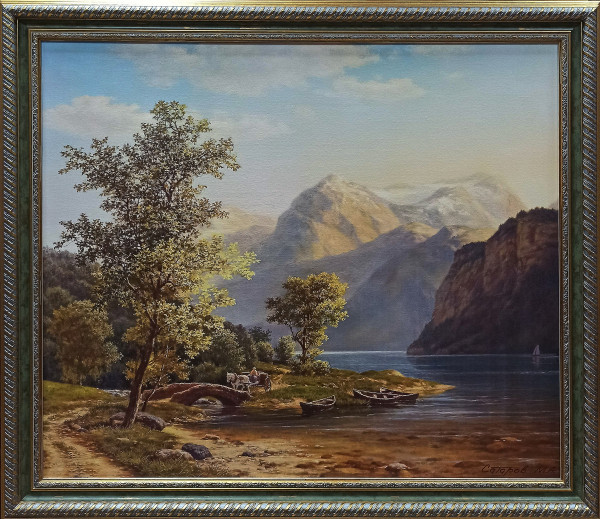 Альпийское озеро <br>(94×82)